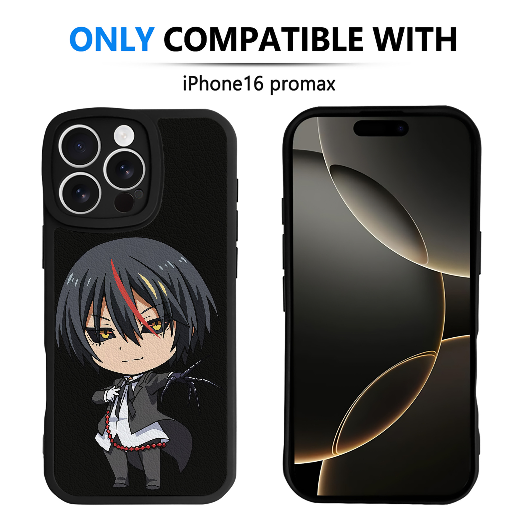 （画像用） 転スラ Regarding Reincarnated to Slime 【iPhone 16シリーズ対応】シリコンスマホケース（レザー調） 材質：シリコン